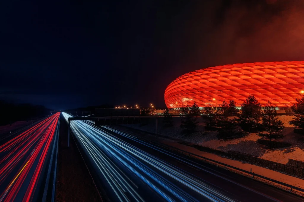 Stadi alternativi: uno stadio di notte